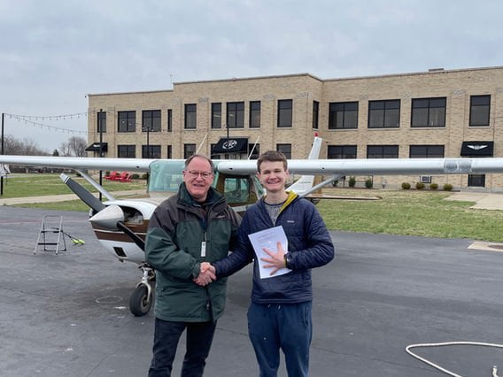 Jack Duplessis obtained his Private Pilot’s License!