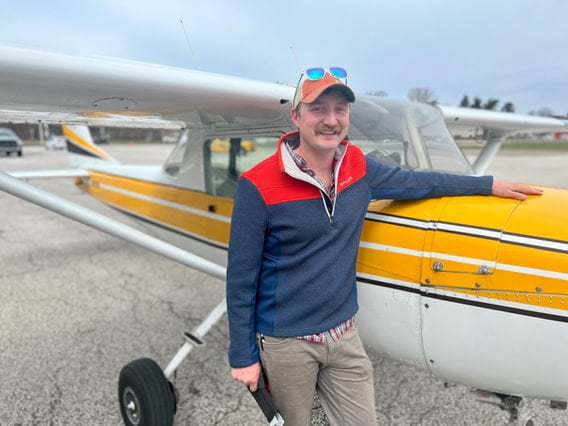 Flight Club 502 RFlight Club 502 Raffle Winner, Taylor Hoover obtains his Private Pilot’s license