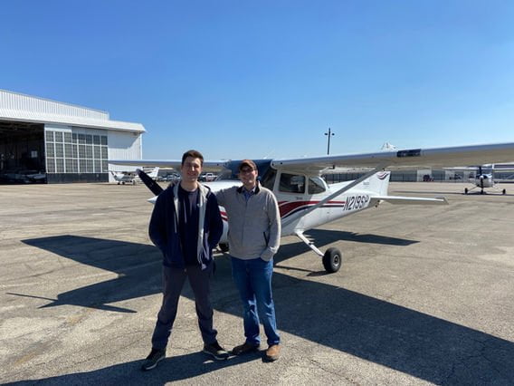 Grant White obtains his Private Pilot’s License!